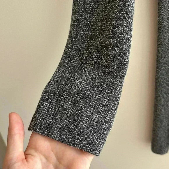 ZARA Grey and Silver Tunic Sweater, Long Sleeve Gothic Blouse, Size Medium - Picture 6 of 16